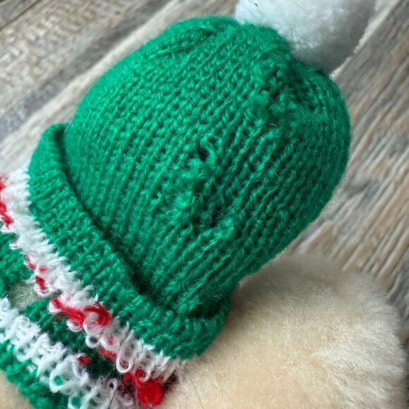 Vintage "Season's Greetings" Plush Teddy Bear - Picture 5 of 8